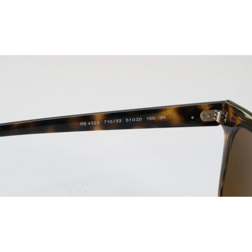 Ray Ban RB4323 710/33 Eyeglasses Brown Tortoise Frames Only 51-20-150 Italy - Picture 9 of 13